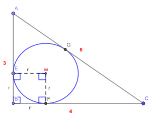 figuur 4: figuur 3 + vierkant tussen middelpunt en rechte hoek tussen 3- en 4-zijde